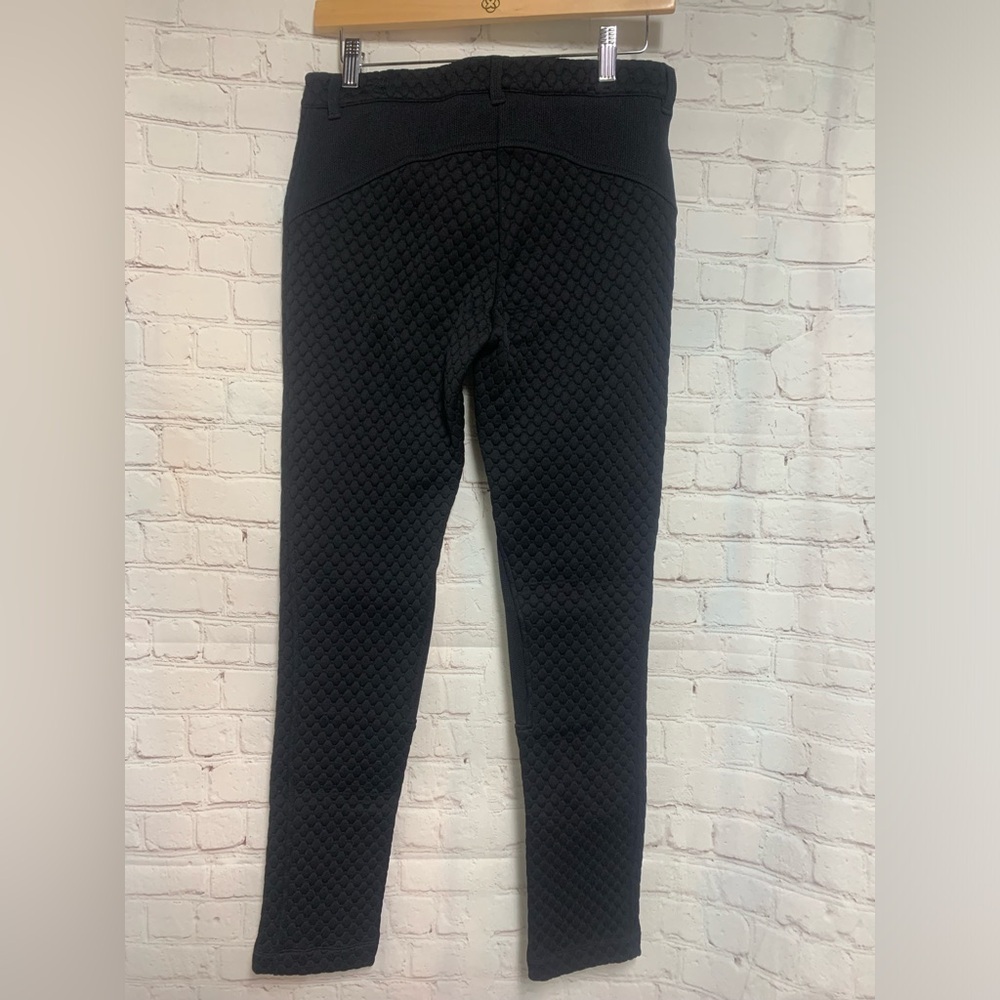 NEW Indies Erwann Black Quilted Pants with Zipper Details Size M - Picture 11 of 11